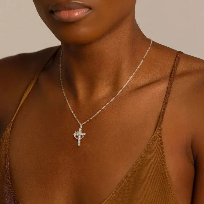 Cross & Crown Necklace