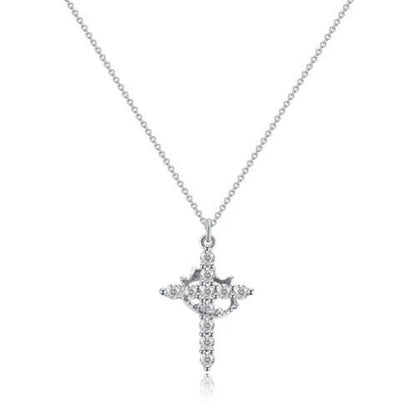 Cross & Crown Necklace